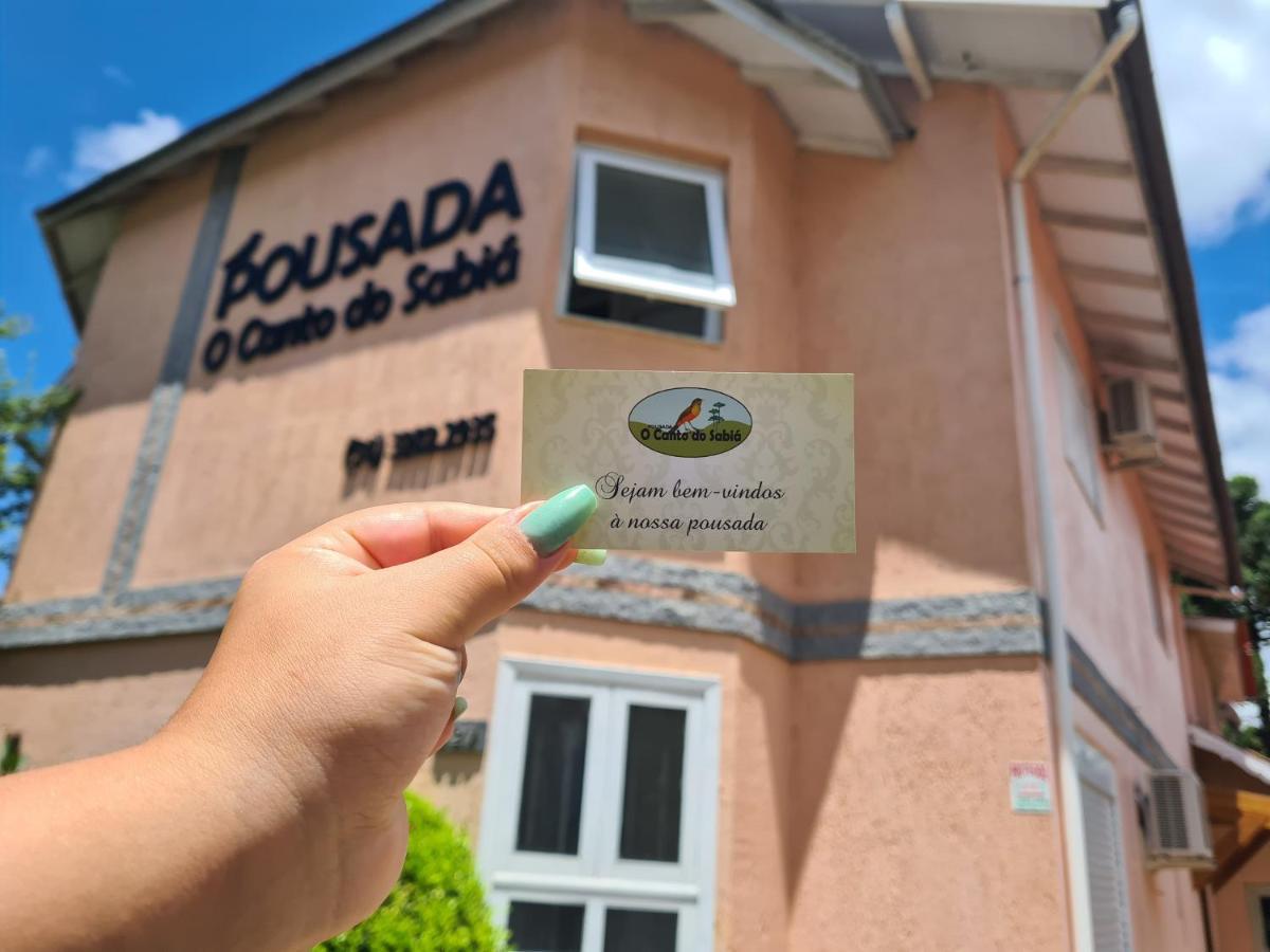Pousada O Canto Do Sabia Canela Bagian luar foto