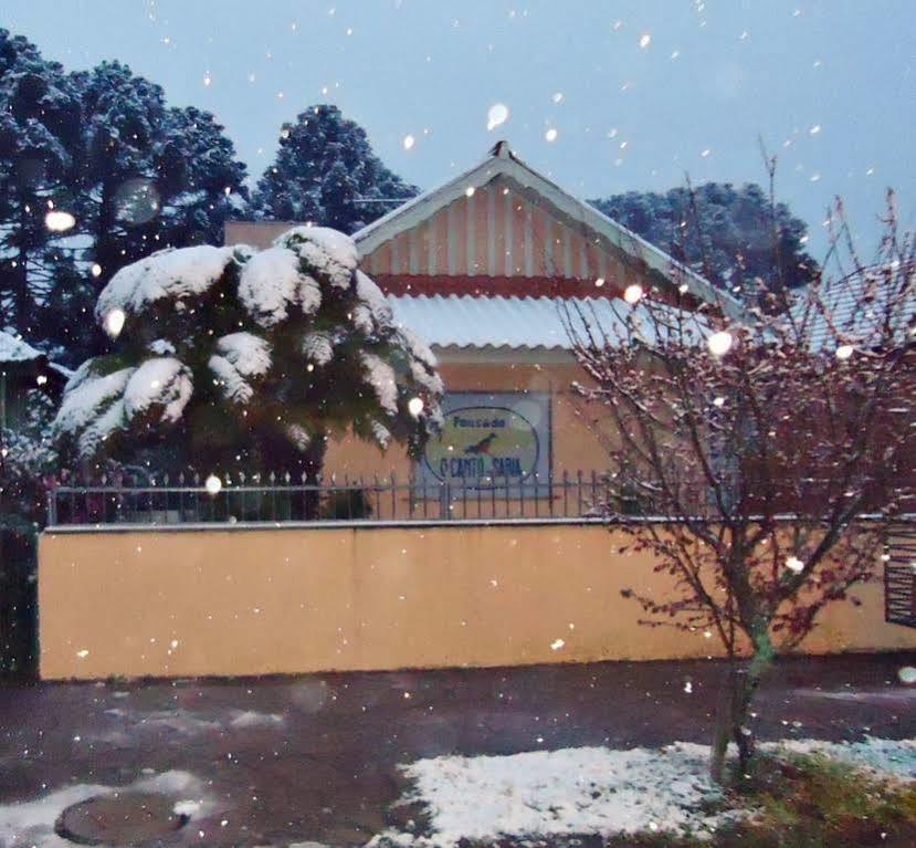 Pousada O Canto Do Sabia Canela Bagian luar foto